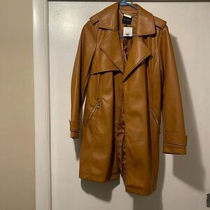 NWT Kathy Ireland Faux leather jacket small